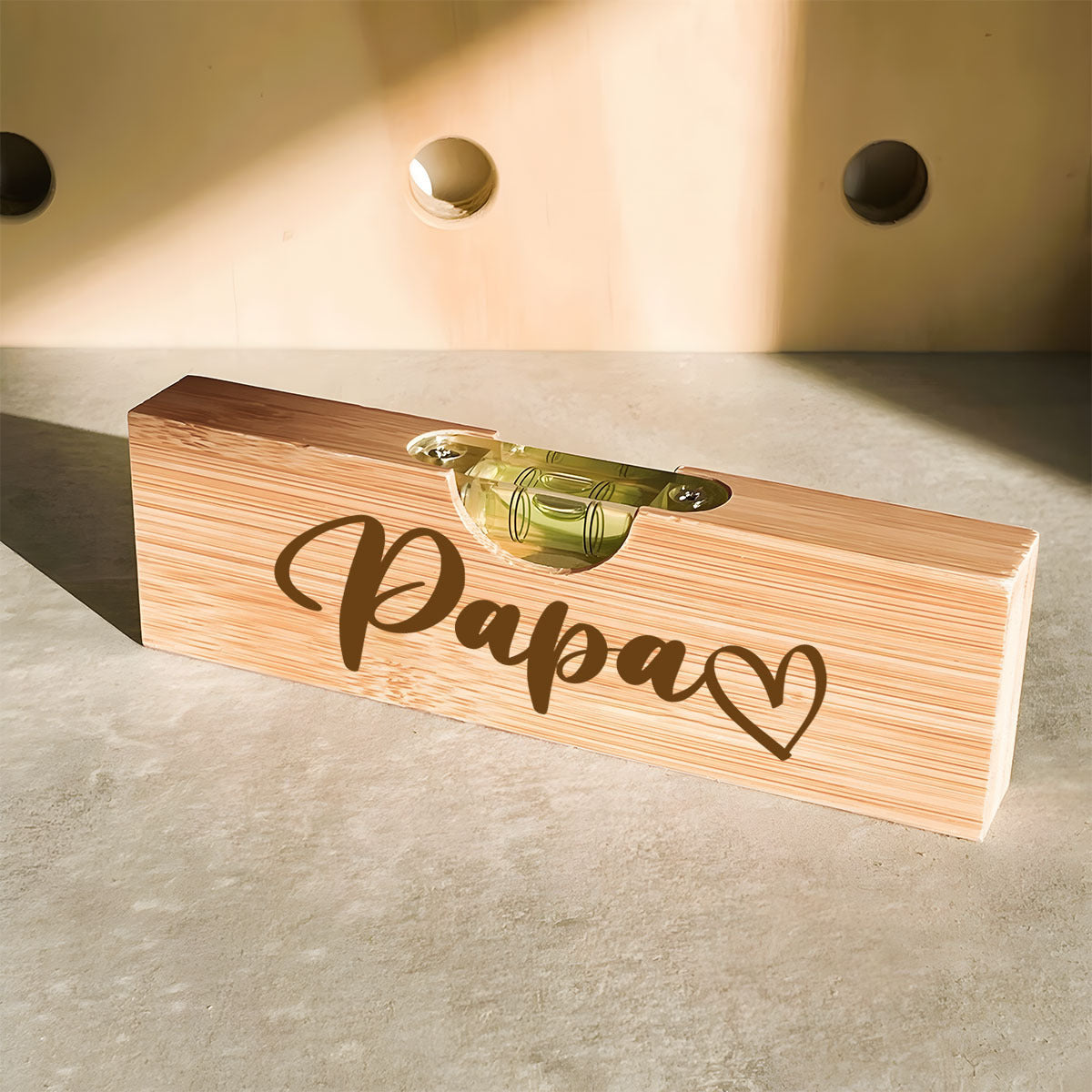 Vater Geschenk Spirit Level & Flaschenöffner – Personalisiertes Werkzeug für Männer zum Vatertag