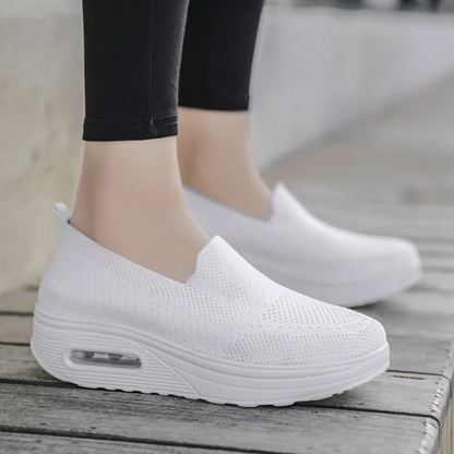 Damen Komfort Slip-On Sneaker – Orthopädische Freizeitschuhe für Alltag & Arbeit