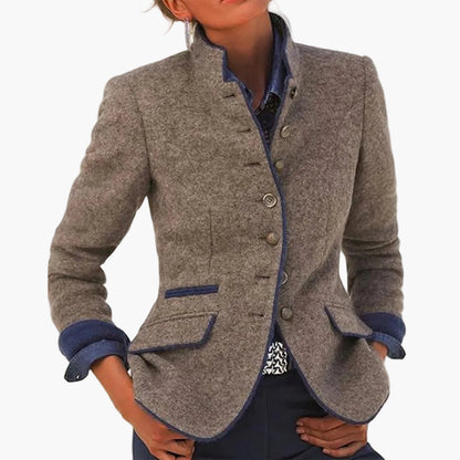 Damen Blazer Modern Business Eleganz – Taillierter Sakko für Büro und Alltag