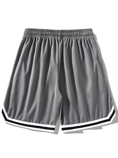 Herren Basketball-Shorts im sportlichen Streetstyle mit Los Angeles Print – Freizeit & Training