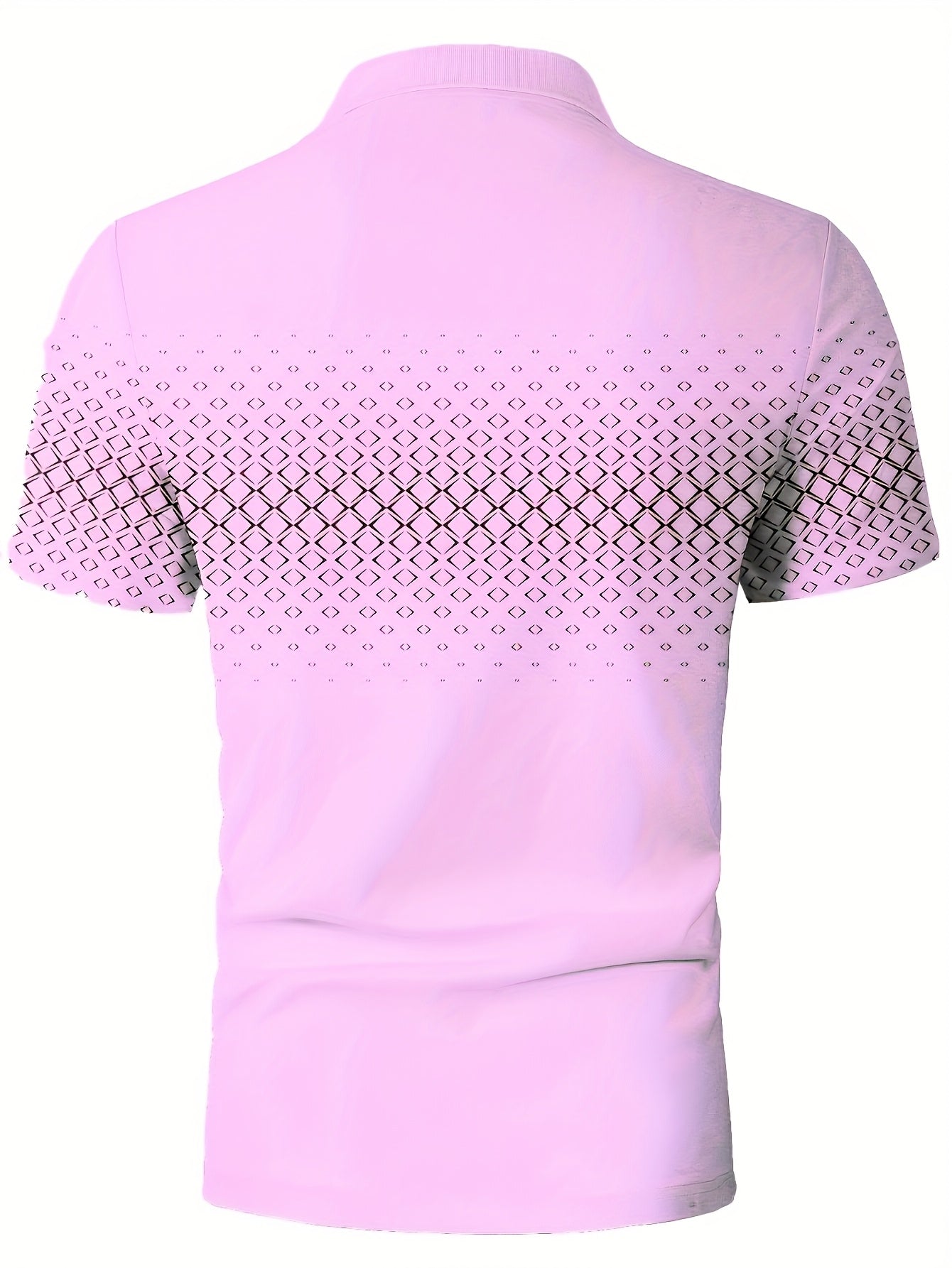 Herren Polo-Shirt mit modernem Muster – Stilvolles Freizeitshirt für Alltag und City
