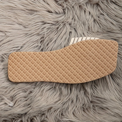 Damen Slide-Sandalen mit Streifen und modernem Schnitt – Elegante Sommerschuhe für Alltag und Freizeit