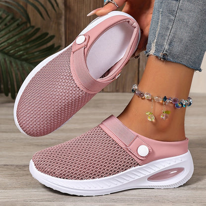 Damen Slip-On Mesh Clogs mit Komfort und sportlichem Design