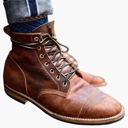 Herren Klassische Stiefeletten – Zeitlose Veganem Leder für Alltag & Business