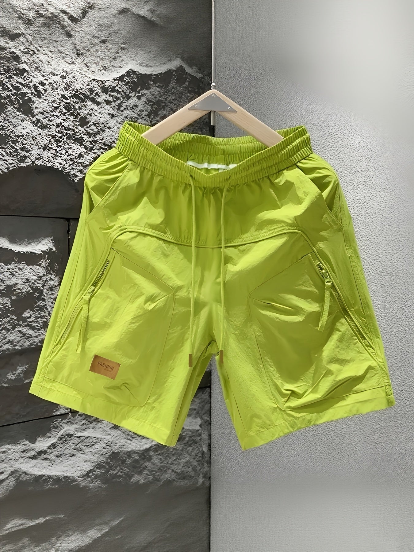 Herren Utility Fitness Shorts mit Reißverschlusstaschen – Sportlich & Funktional für Alltag und Training