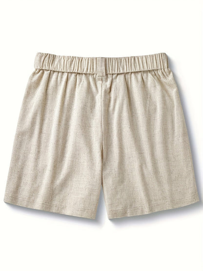 Herren Boho-Shorts mit Kordelzug und Quasten – Lässiger Sommerstil für Urlaub & Freizeit