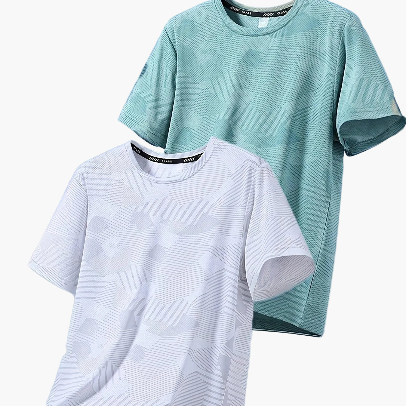Herren Funktions-T-Shirts – Lässige Sommeroberteile mit tropischem Muster, ideal für Freizeit und Sport