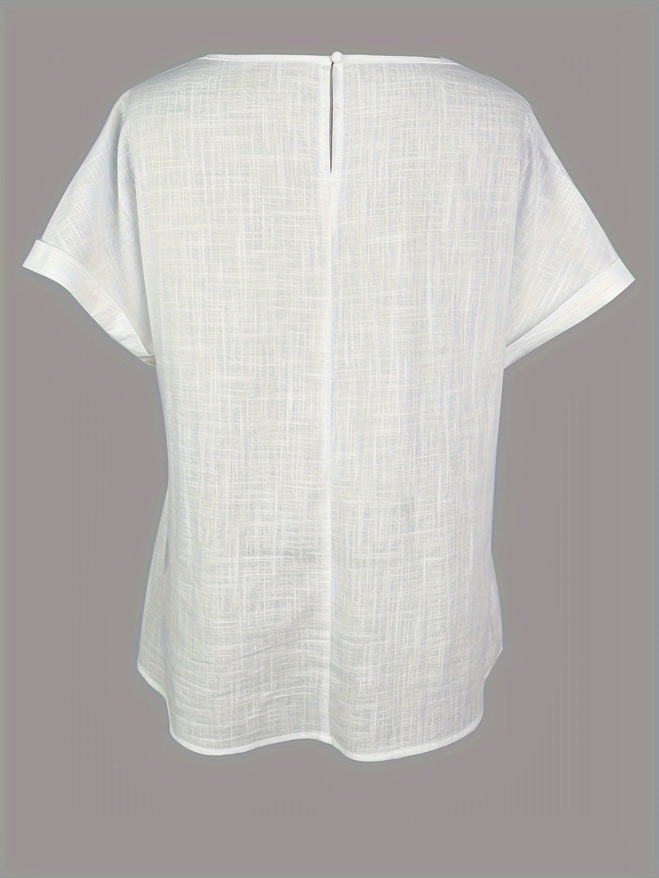 Damen Sommer Bluse mit Spitze und kurzen Ärmeln – Elegante Freizeitmode für Alltag & Urlaub
