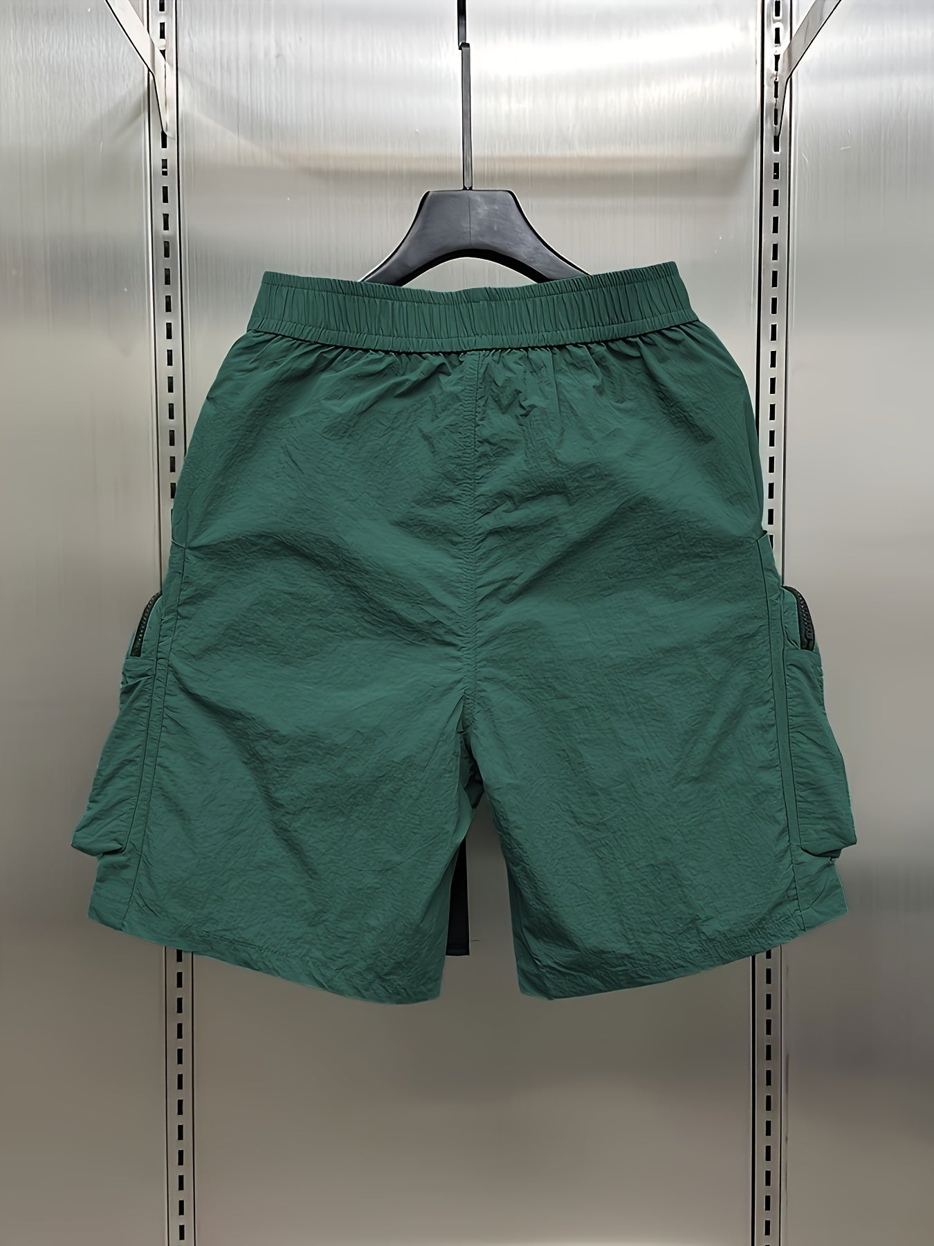 Herren Utility Cargo Shorts mit großen Taschen und verstellbarem Gürtel – Streetwear & Outdoor Style