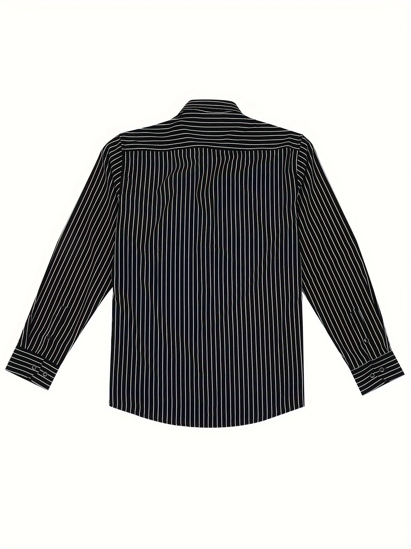 Herren Business-Freizeit Hemd mit modischen Streifen – Slim Fit, Langarm, Ideal für Büro und Alltag