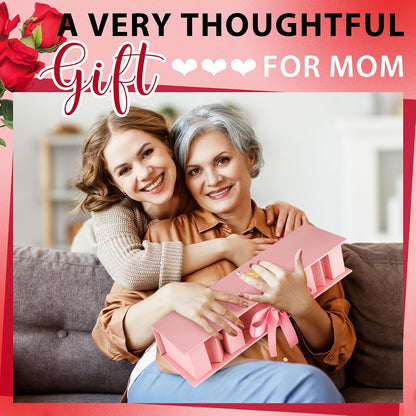Geschenkbox Muttertag Deko Herz & Buchstaben – Elegante Präsentationsbox für Frauen, Muttertagsgeschenk, Dekoration
