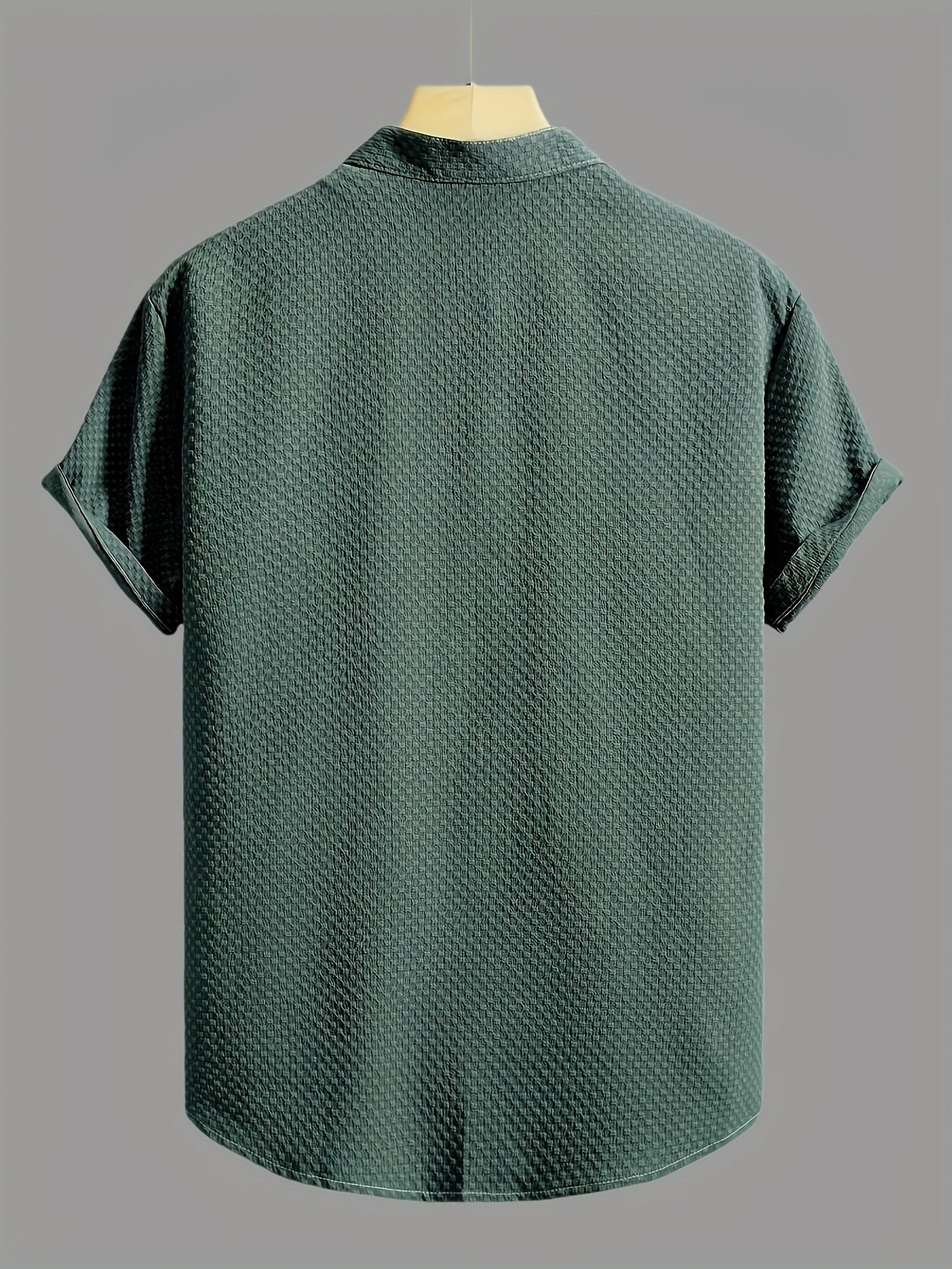 Herren Freizeit Kurzarm Hemd mit Struktur – Modernes Sommer Design für Alltag & Ausgehen