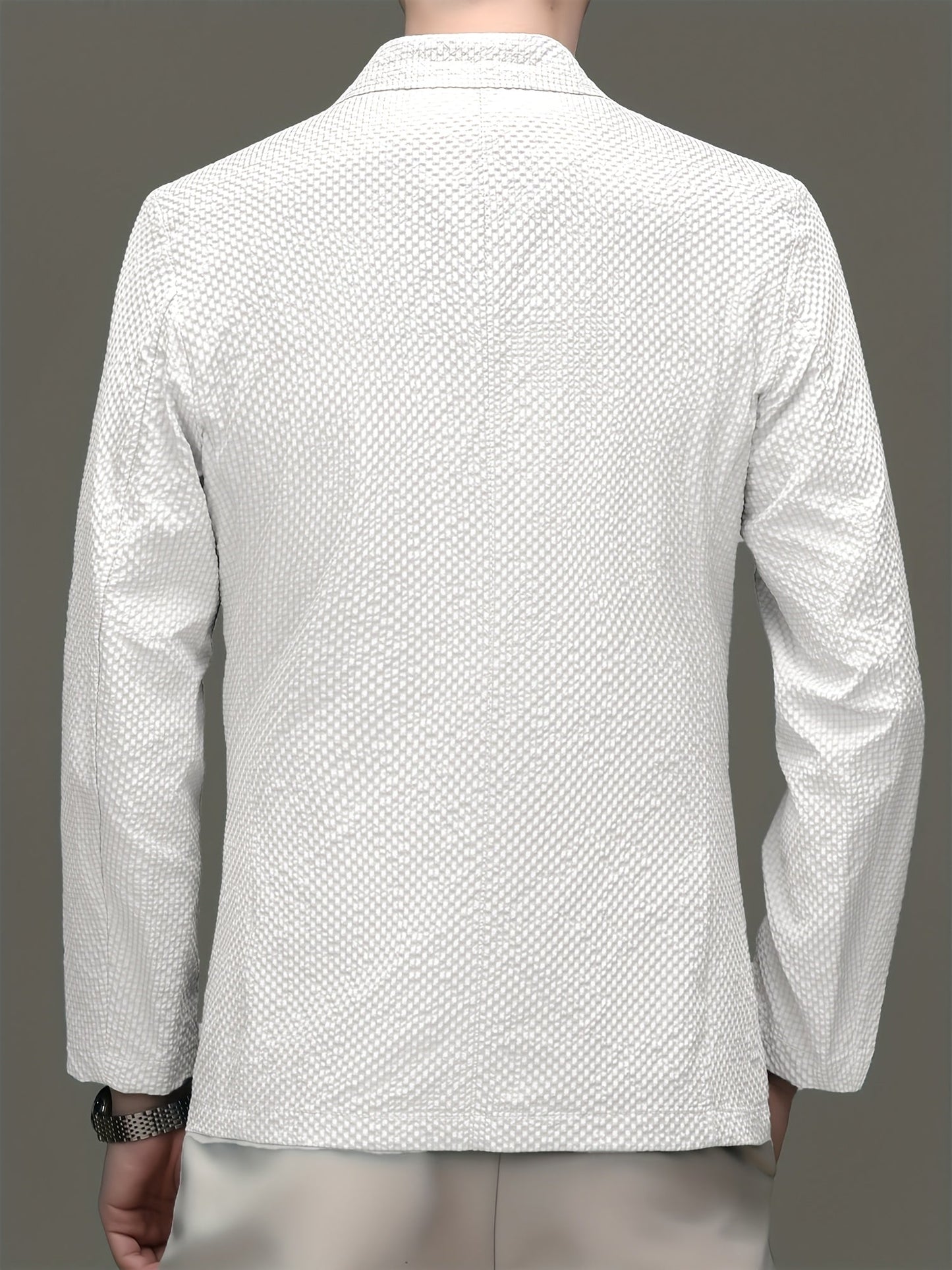 Herren Casual Blazer mit Struktur – Modernes Sakko für Alltag und Business