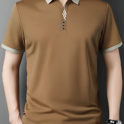 Herren Polohemd mit Kontrastkragen – Stilvolles Freizeit- und Business-Poloshirt