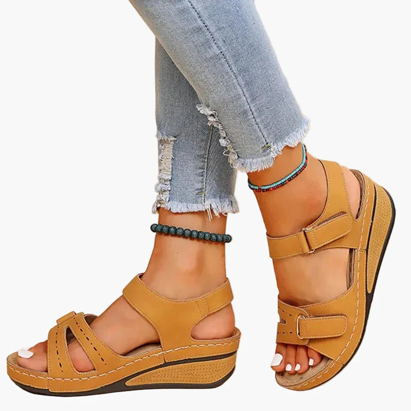 Damen Komfort-Wedgesandalen für Spaziergänge und Alltag – Ergonomisch, Modern, Verstellbar