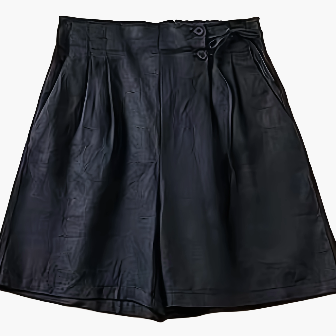 Damen Weite High-Waist Shorts im Casual-Look für Alltag und Freizeit