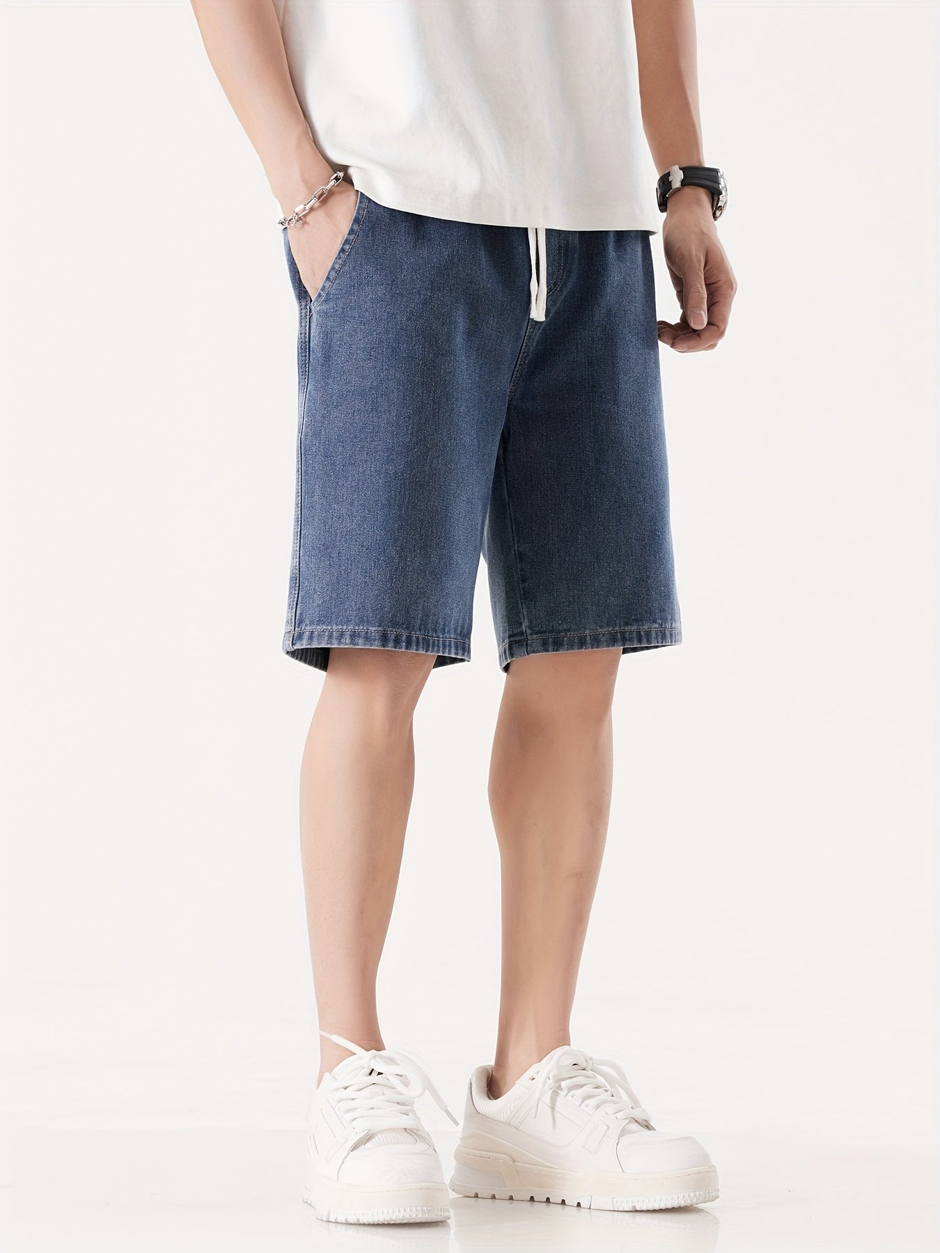 Herren Jeansshorts Locker Freizeit Stil für Alltag und Sport