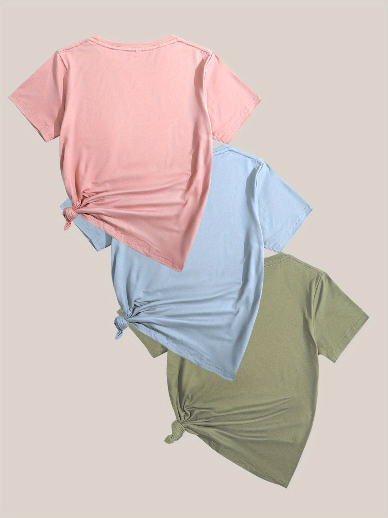 Damen T-Shirt Set mit Natur-Motiven und inspirierenden Prints – Lässige Kurzarmshirts für entspannte Outfits