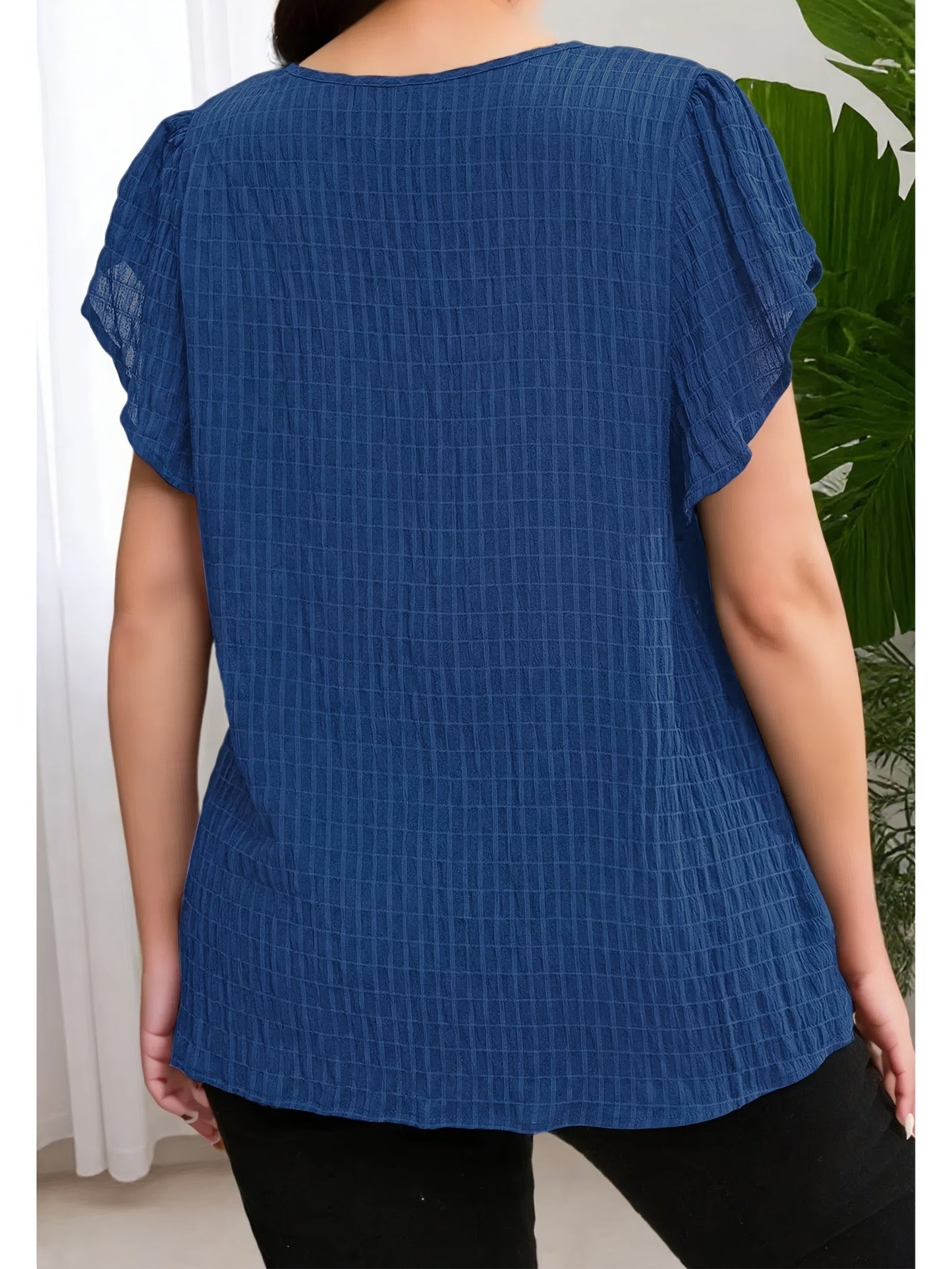 Damen Blusenshirt Elegant mit Raffungen – Lockeres Oberteil für Alltag und Büro