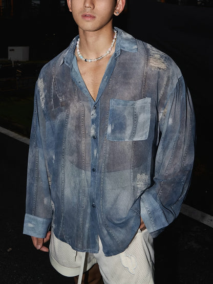 Herren Oversized Hemd und Shorts Set im lässigen Freizeitstil – Modernes Design für Strand und Alltag