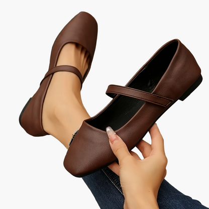 Damen Mary Jane Ballerinas – Elegante flache Schuhe für Alltag und Büro
