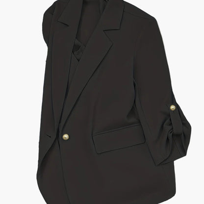 Damen Blazer Anzugjacke Elegant Business Freizeit Büro