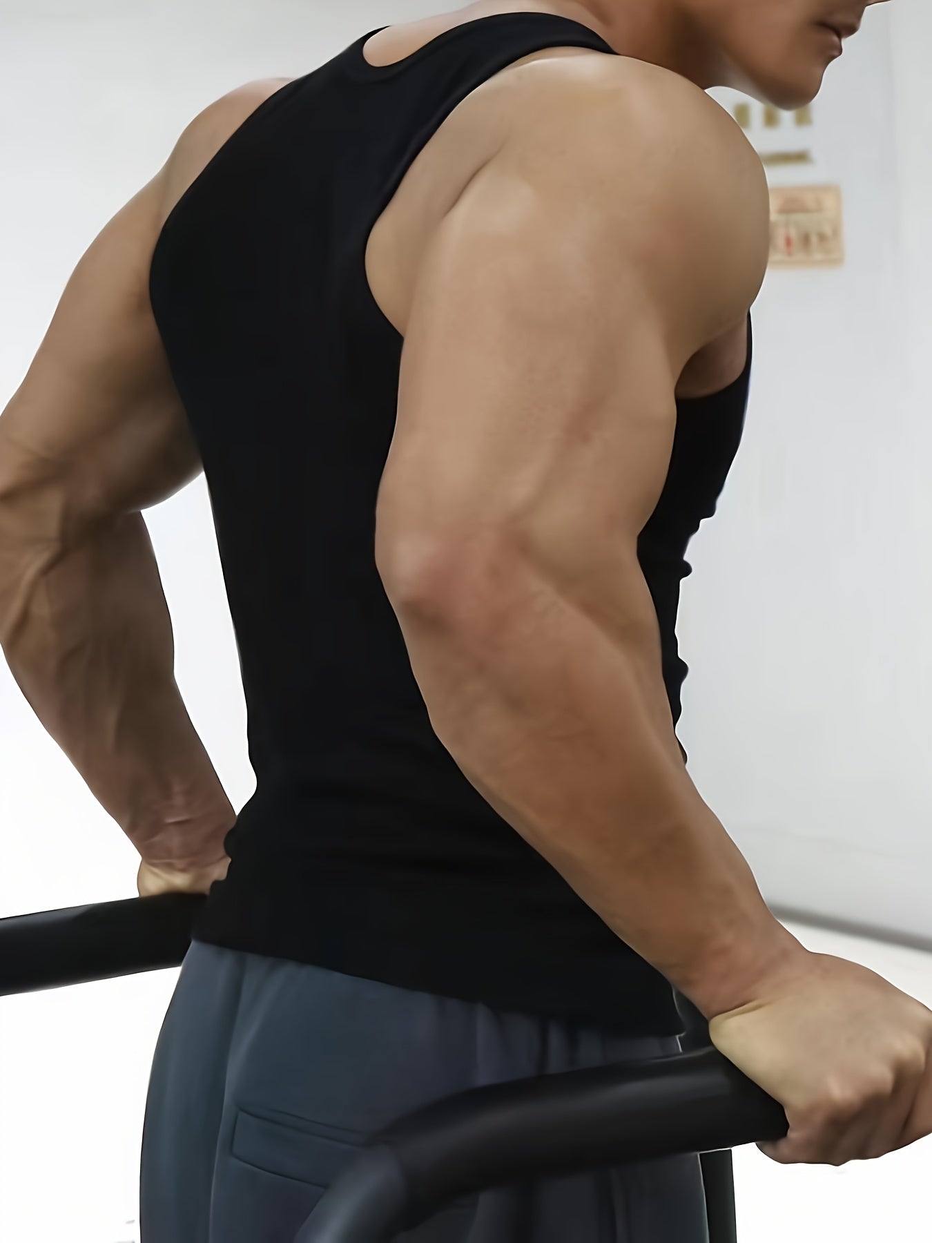 Herren Tanktop im sportlichen Stil – Figurbetontes Basic für Fitness und Freizeit