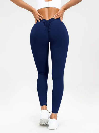 Sharon – Hochtaillierte Damen-Yogahose mit elastischem Bund