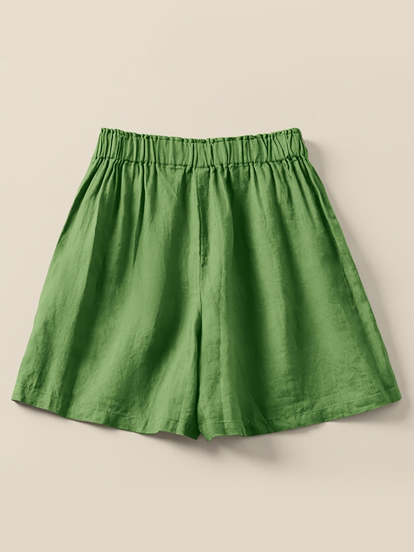 Damen Weite High-Waist Shorts im Casual-Look für Alltag und Freizeit