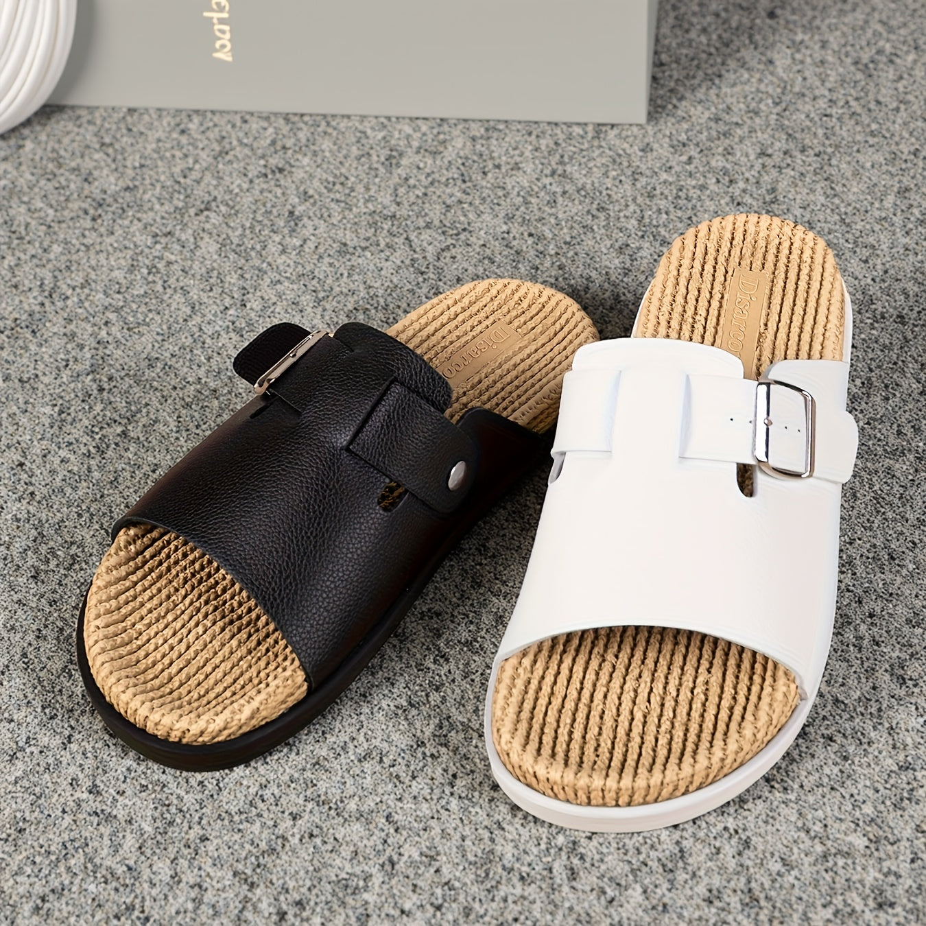 Herren Slide-Sandalen – Bequeme Freizeitschuhe mit Schnalle, ideal für Alltag & Freizeit