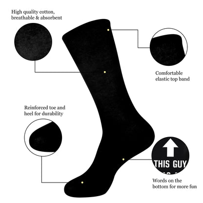 Herren Vatertags-Socken – Lustige Crew Socken mit „Best Dad Ever“ Spruch – Geschenkidee für Väter zum Vatertag
