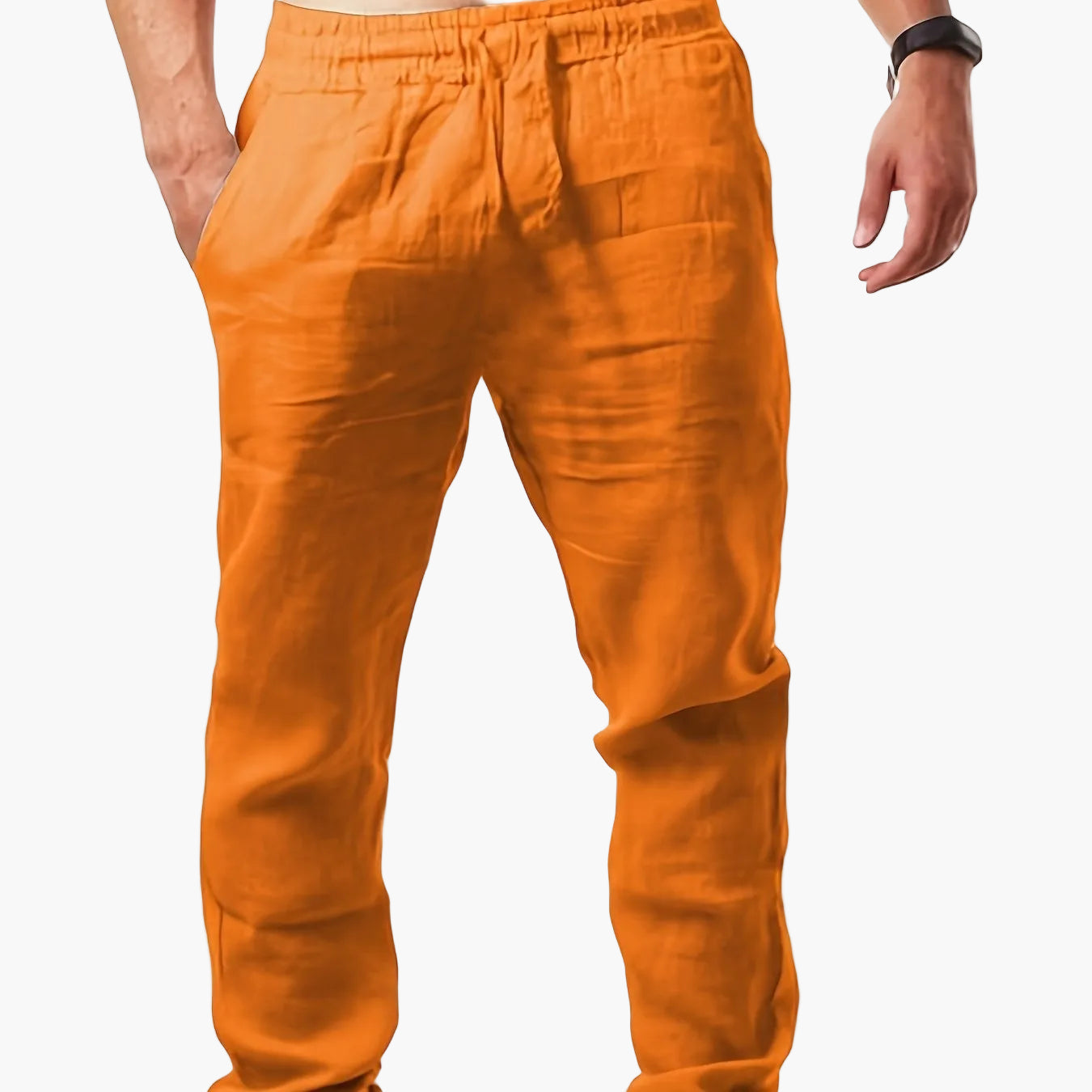 Herren Freizeithose mit Kordelzug – Bequeme Sommerhose für Alltag und Urlaub