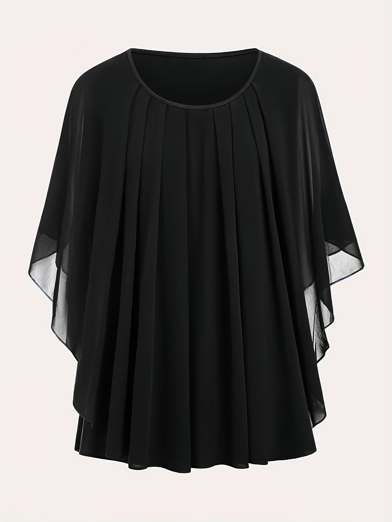 Damen Elegante Oversize Chiffon Bluse für festliche Anlässe und Alltag