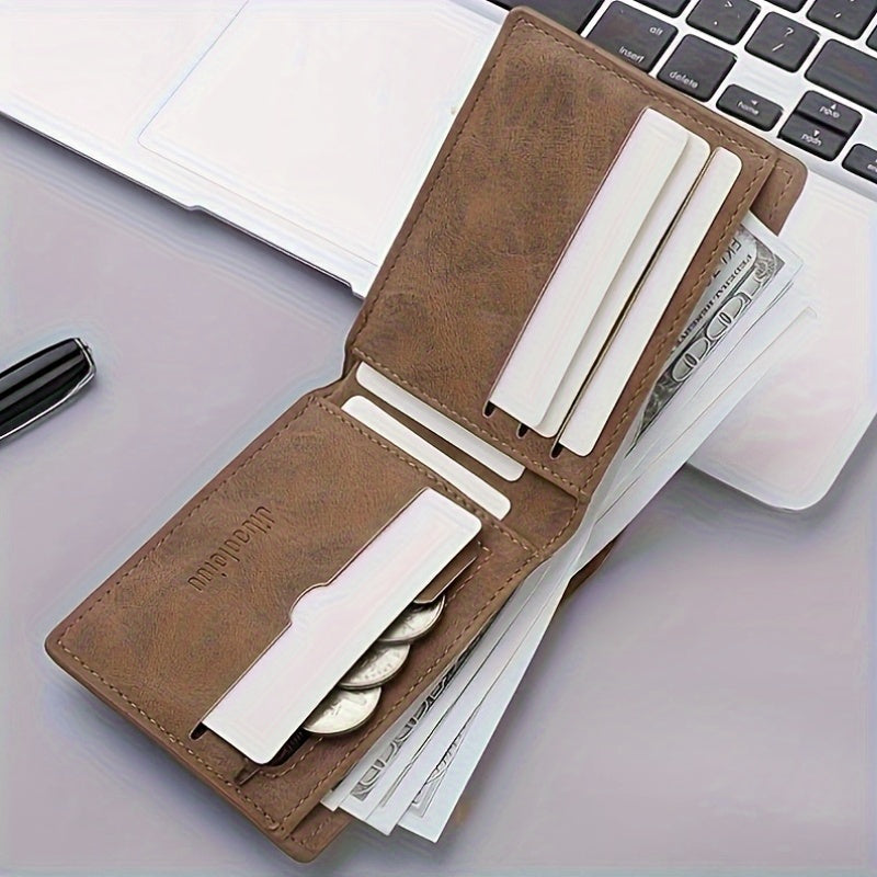 Herren Geldbörse zum Vatertag – Personalisierte Fäustlings-Grafik & Gravur – Best Dad Ever – Geschenk für Papa