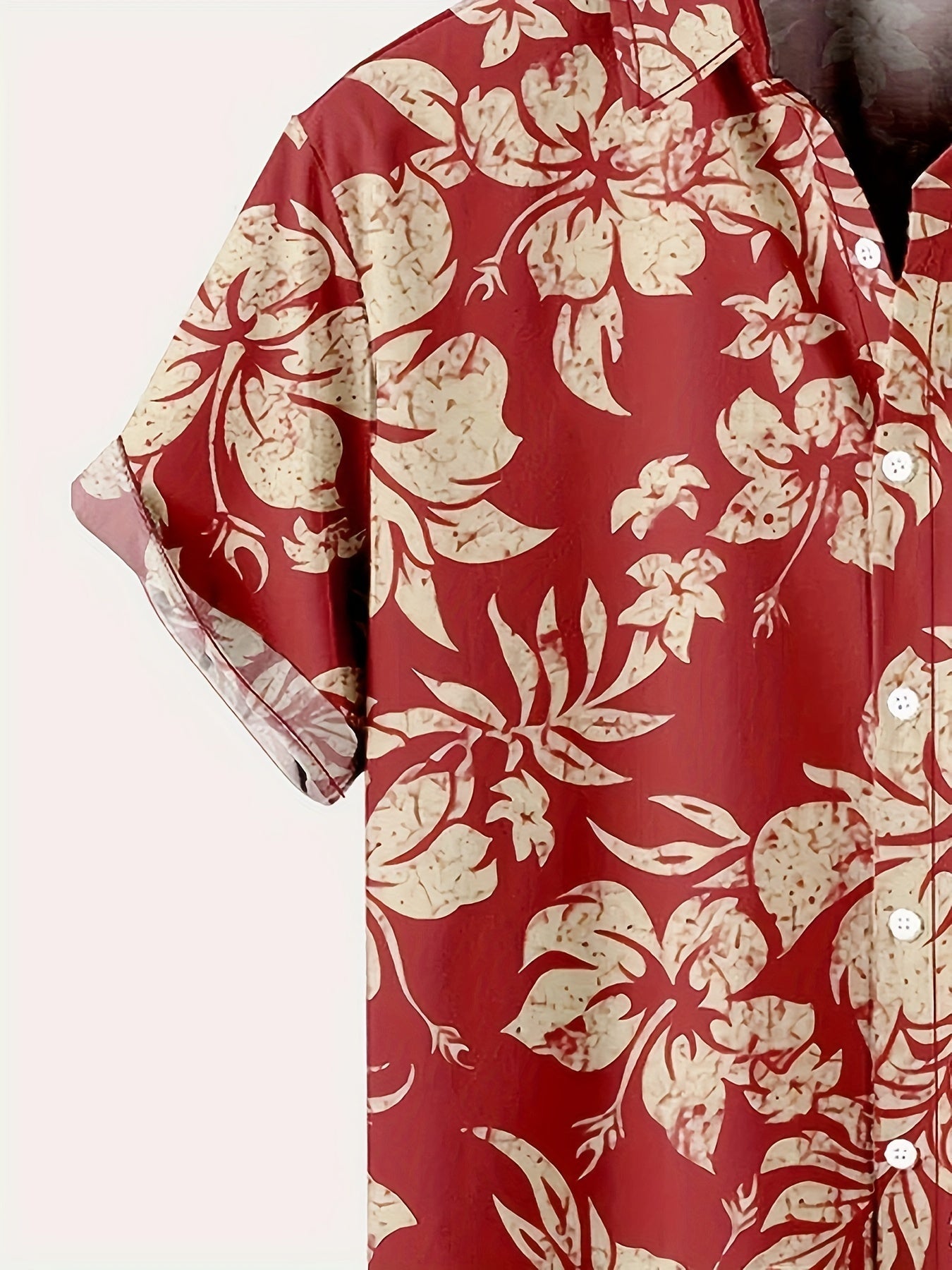 Herren Hawaiihemd Vintage Kurzarm – Ideal für Sommer, Urlaub & Freizeit