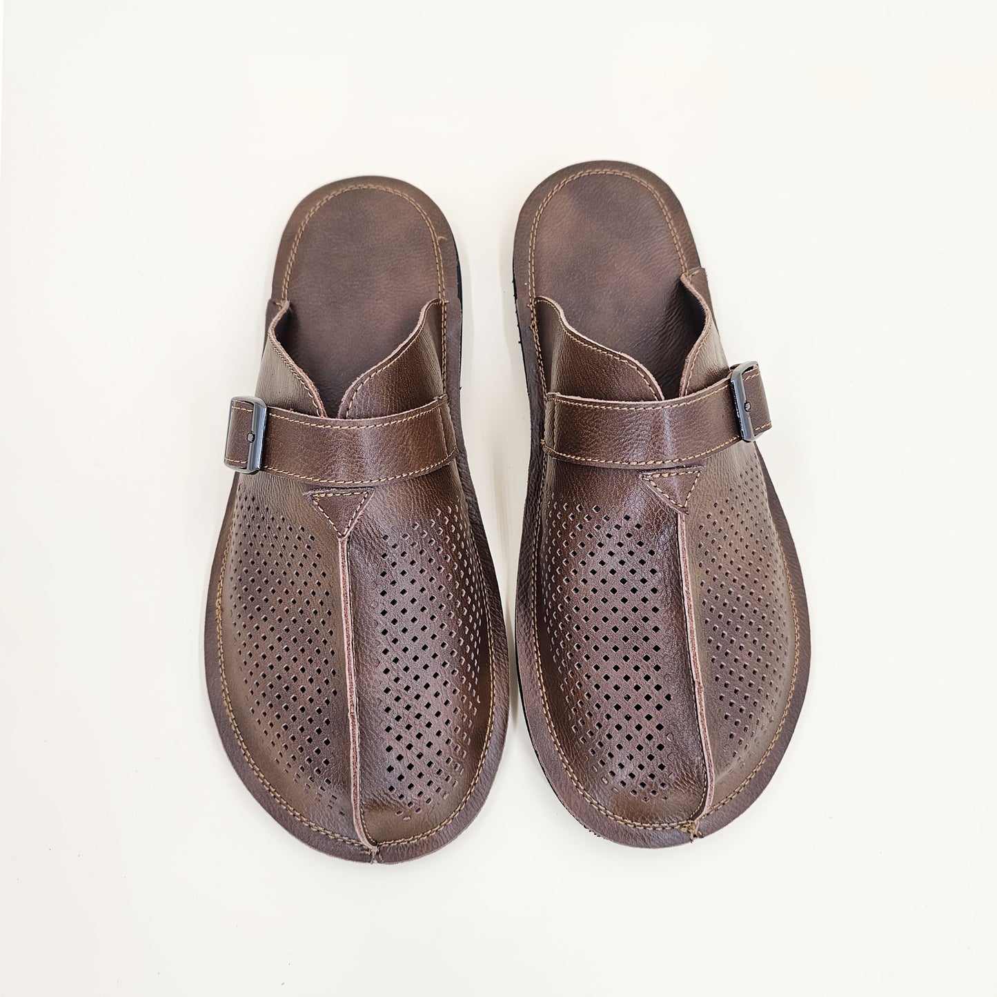 Herren Pantoletten mit Schnalle – Modische Slip-On Sandalen für Freizeit & Alltag