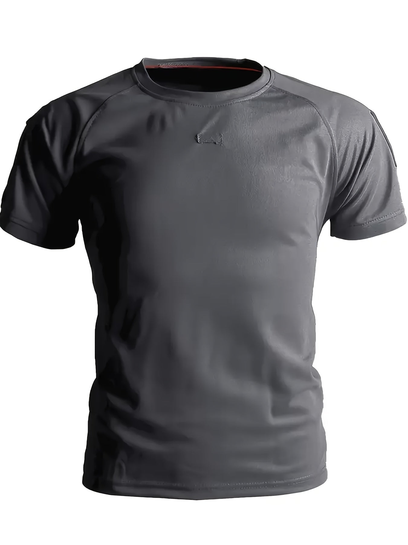 Herren Taktisches Kurzarmshirt mit Schultertaschen und Patch-Flächen – Outdoor & Einsatz