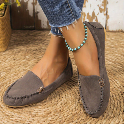 Damen Mokassin-Slipper – Bequeme Freizeitschuhe im eleganten Look