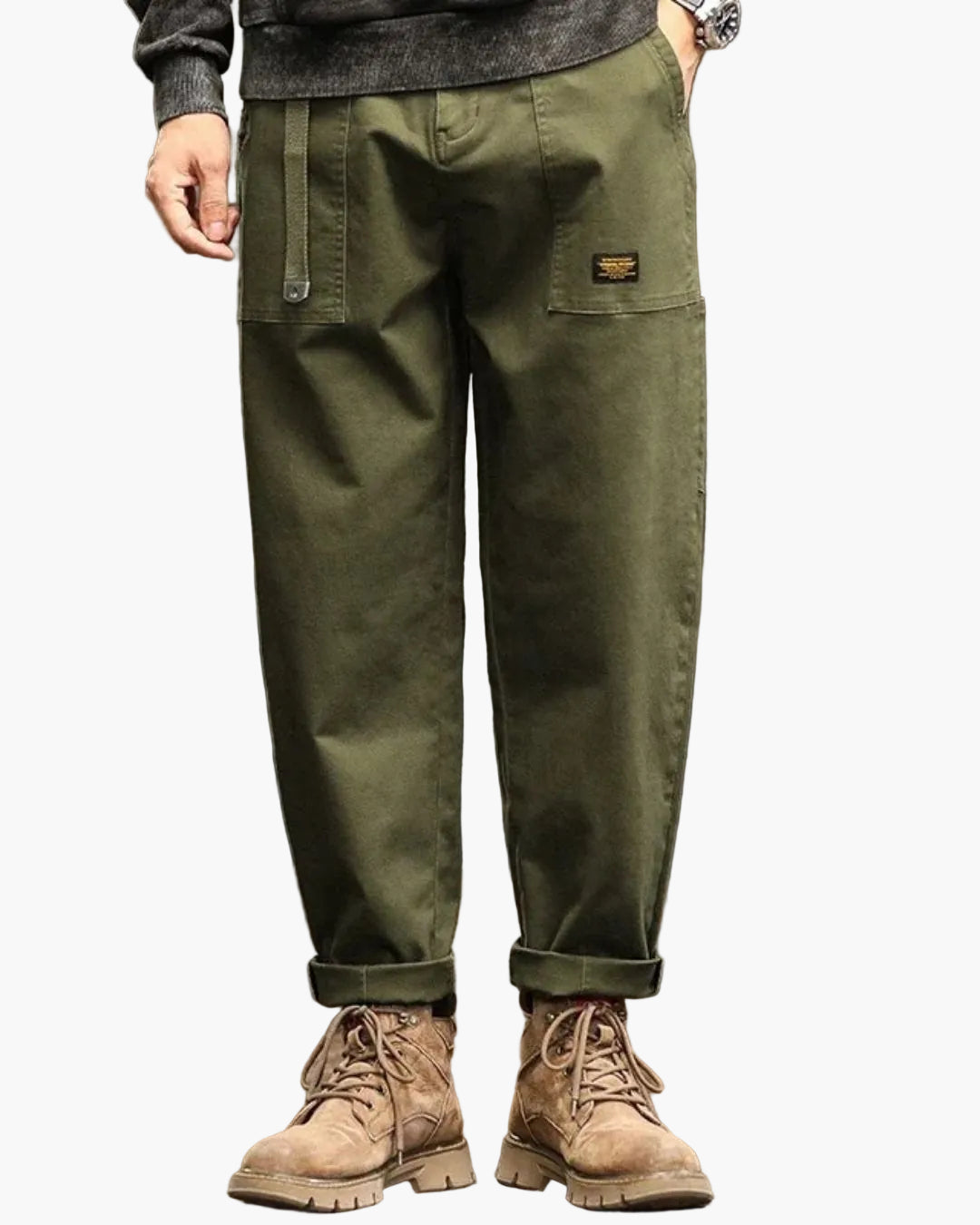 Herren Vintage Cargo-Hose im Utility-Stil – Lässige Cargohose für Alltag und Freizeit