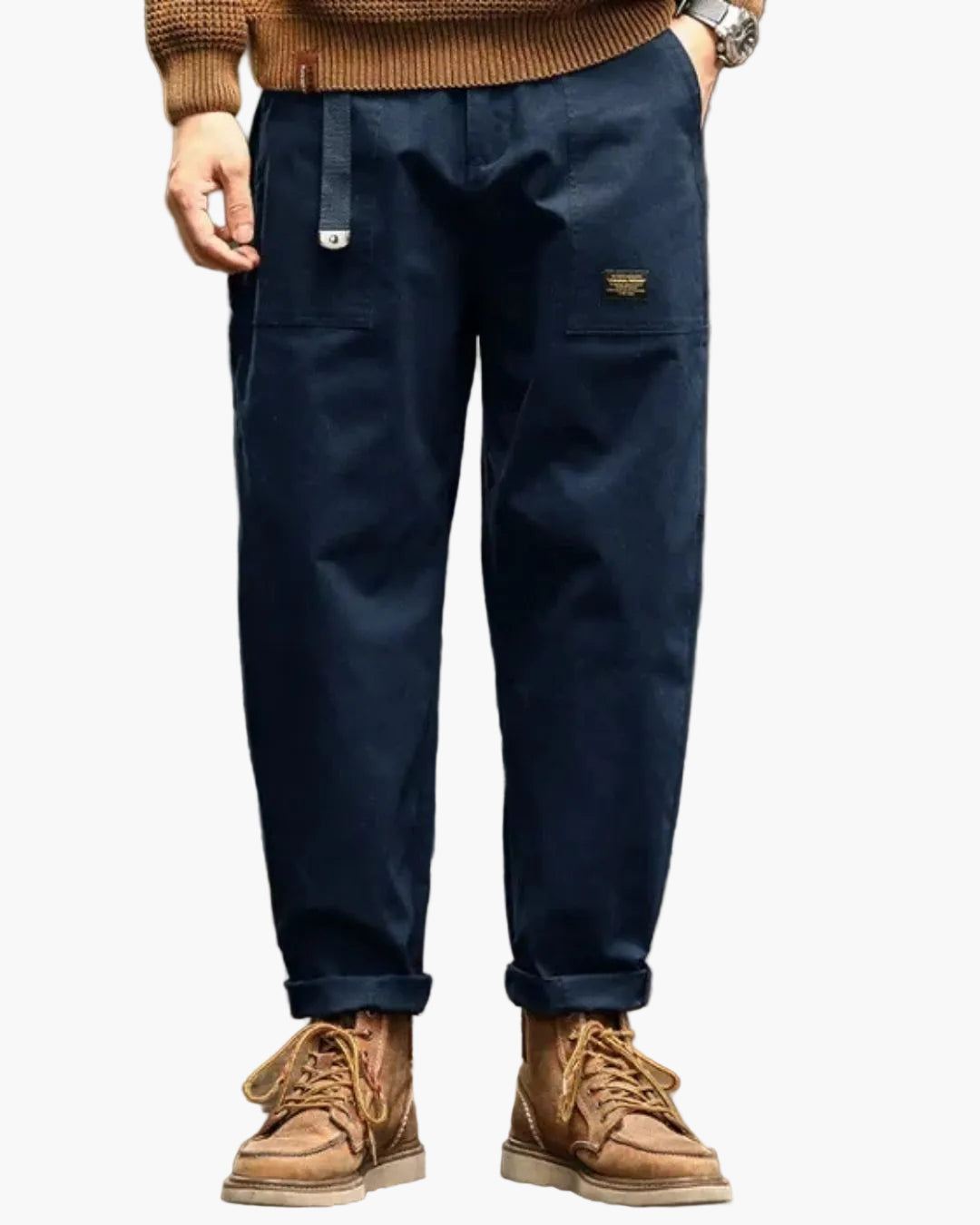 Herren Vintage Cargo-Hose im Utility-Stil – Lässige Cargohose für Alltag und Freizeit