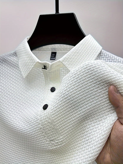 Herren Poloshirt mit Struktur – Casual Stil für Alltag und Freizeit