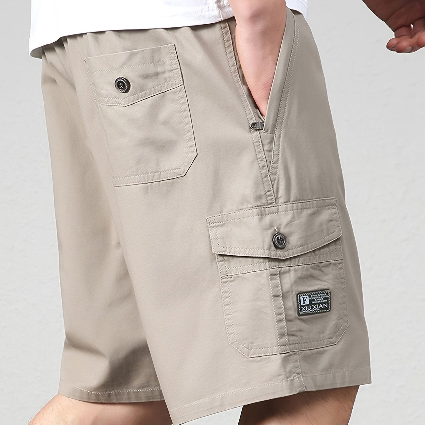Herren Cargo Shorts Freizeit Bermuda mit Taschen – Perfekt für Alltag & Outdoor
