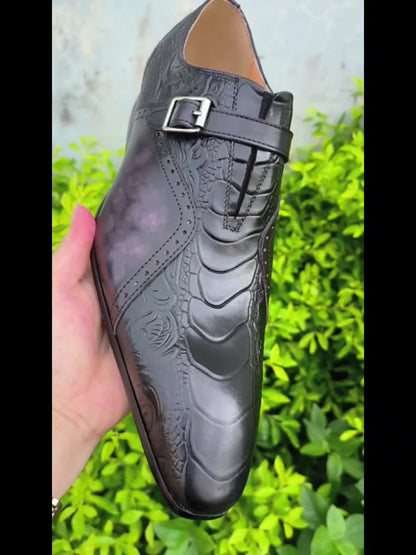 Herren Monk Strap Business-Schuhe im exklusiven Design – Elegante Anzugschuhe für besondere Anlässe