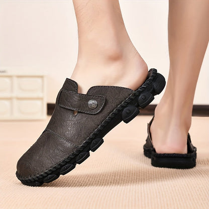 Herren Outdoor-Slipper Komfortable Freizeitschuhe mit rutschfester Sohle