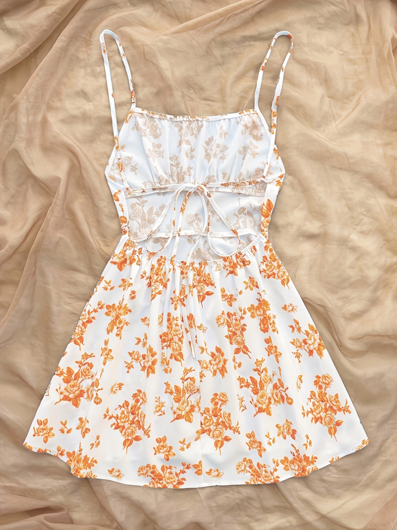 Damen Sommerkleid mit Blumenmuster im Boho-Stil – Perfekt für Urlaub & Freizeit