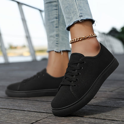 Damen Freizeit-Sneaker mit Schnürung – Bequeme Alltags-Schuhe im modernen Stil
