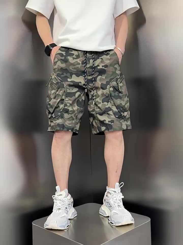 Herren Cargo Shorts mit Utility-Taschen und sportlichem Stil – Urban & Aktiv