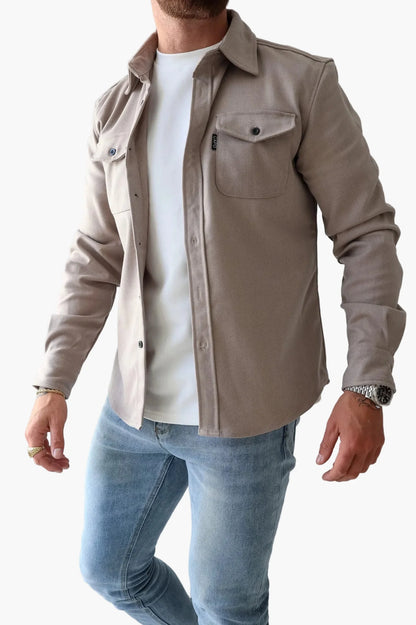 Herren-Überhemd mit Brusttaschen im Utility-Stil
