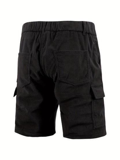 Herren Cargo Shorts Freizeit Regular Fit mit Taschen – Lässige Sommer Bermudas