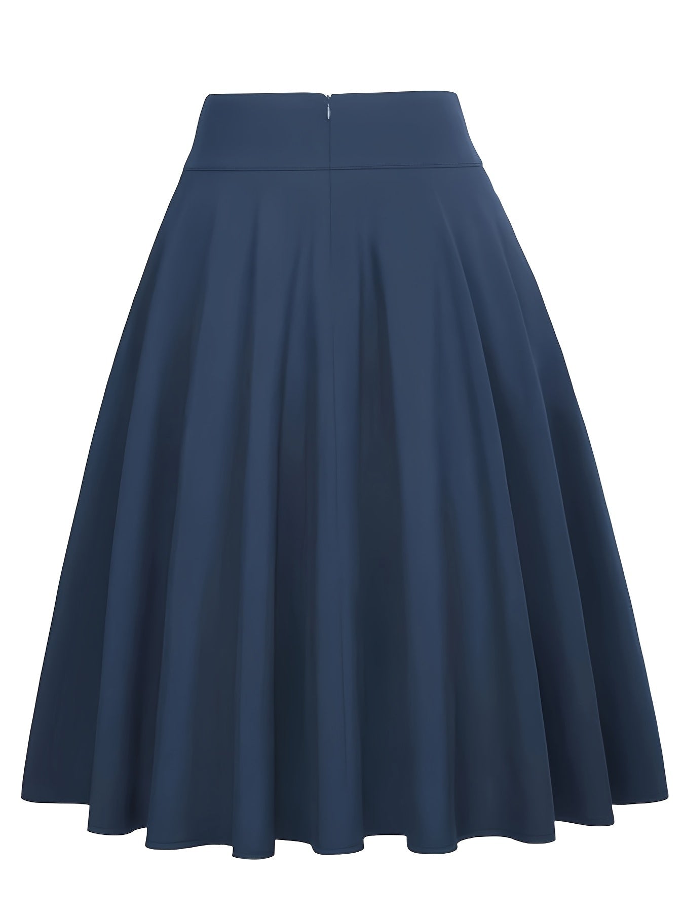 Damen Vintage A-Linien Rock mit Schleife – Eleganter Swingrock für Alltag & Freizeit
